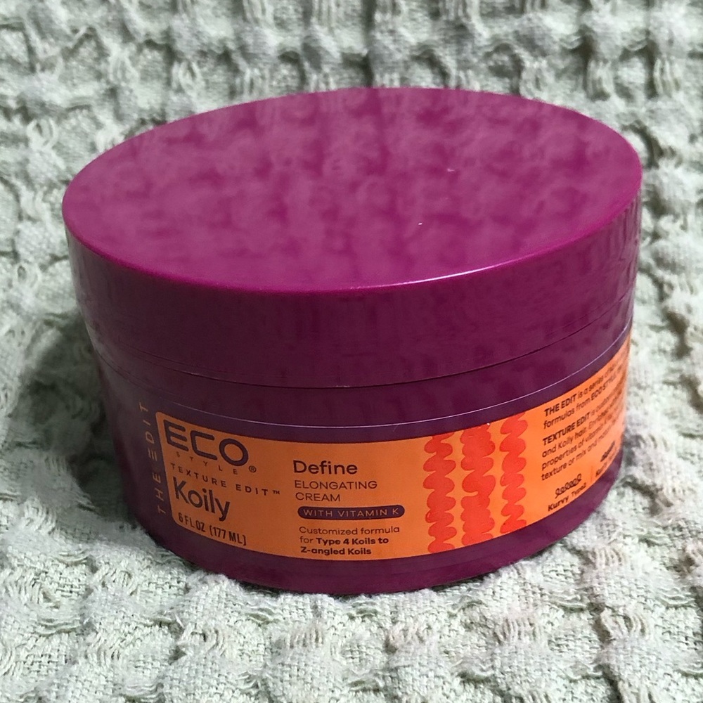 Eco Koily Styler Define Styling hair Cream. 6oz